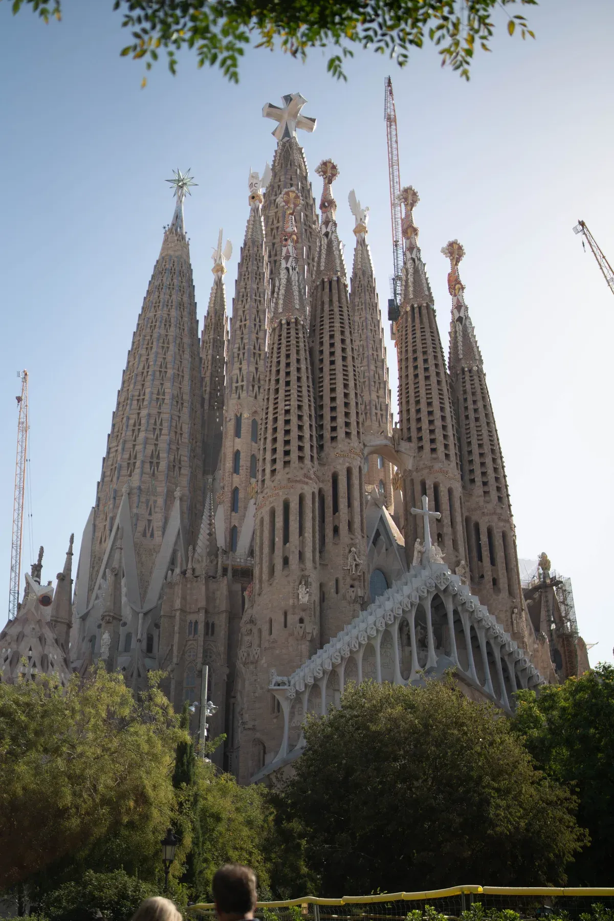 Lightroom: la Sagrada Família, file RAW Sony aperto senza modifiche